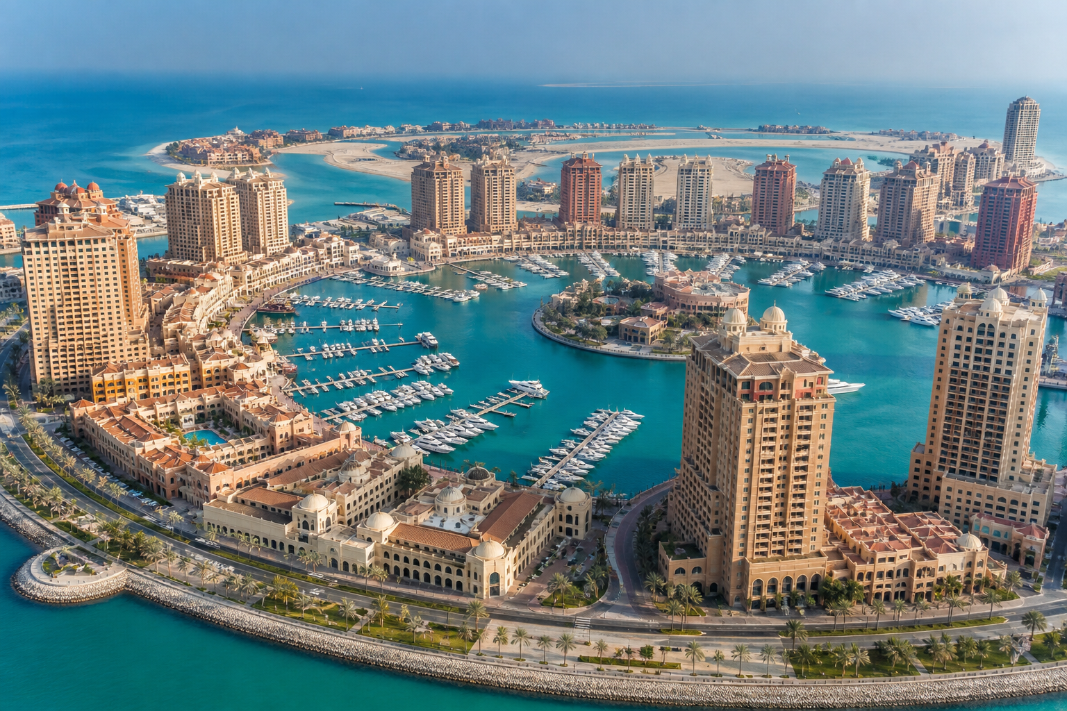 The Pearl-Qatar Luxury marina living